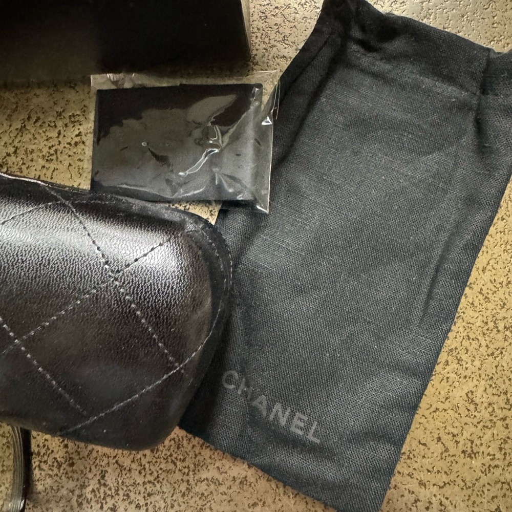 CHANEL Black prescription glasses, with Case and with Soft Pouch. - Picture 9 of 16